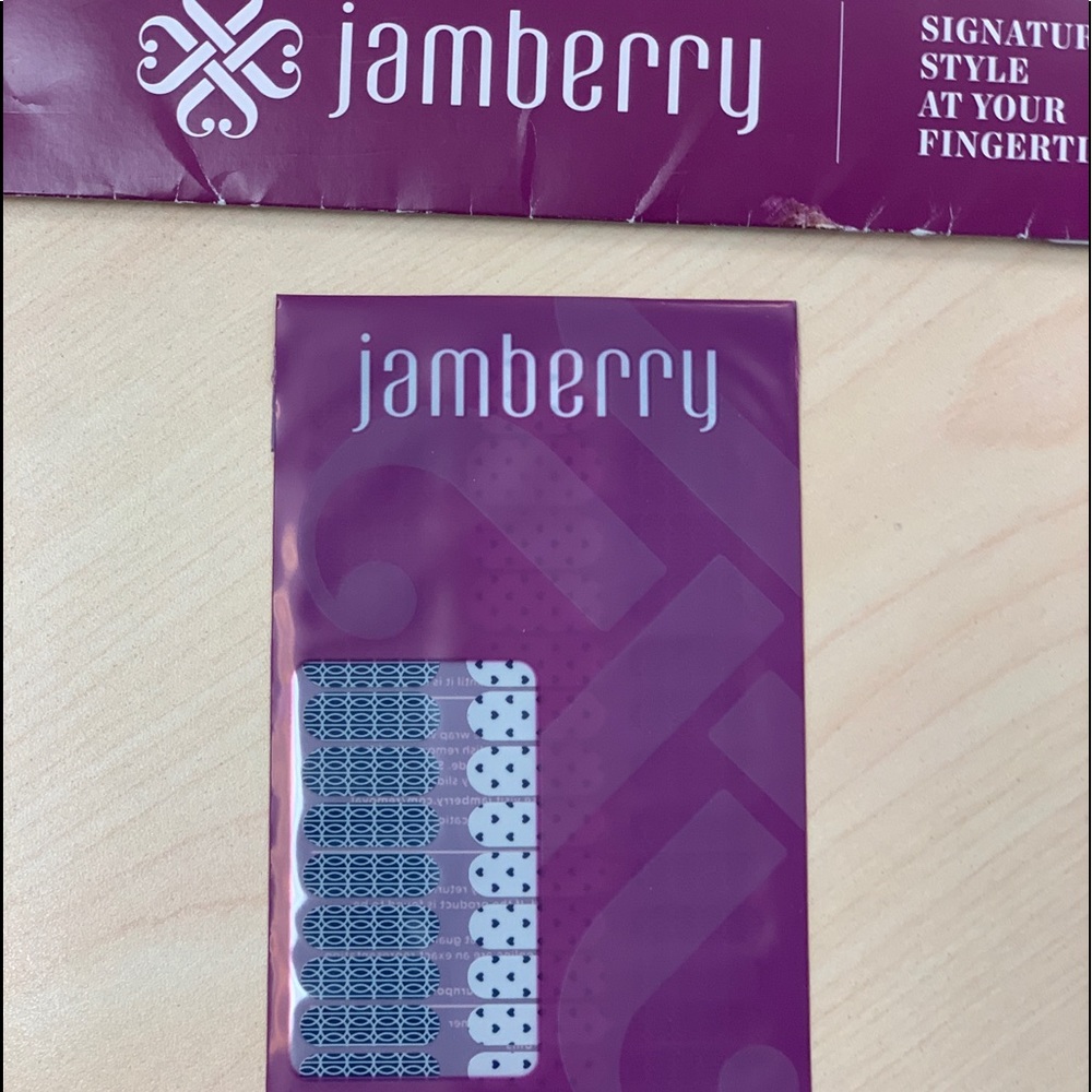 2/$18 -Jamberry Junior Nail Wrap - Mod Love - NWT